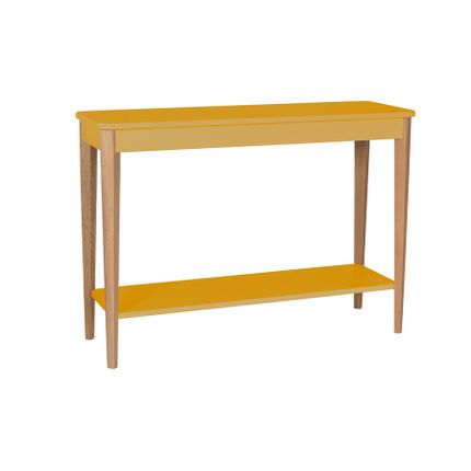 Konsola ASHME 105x35 cm - żółty