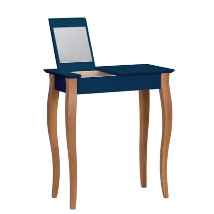 Toaletka LILLO z lusterkiem 65x35 cm - petrol blue