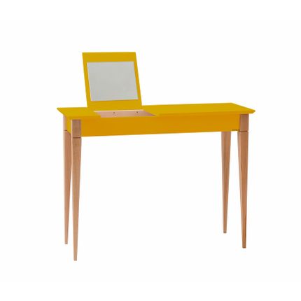 Toaletka MIMO z lusterkiem 105x35 cm - żółty