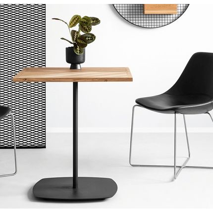 Stół industrialny OVAL 80sq