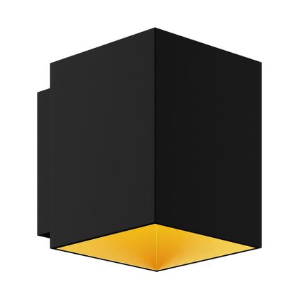 Kinkiet SOLA WL SQUARE 91063 - czarny/złoty