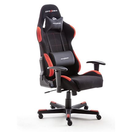 Fotel gamingowy DX RACER 1 - czarny/czerwony