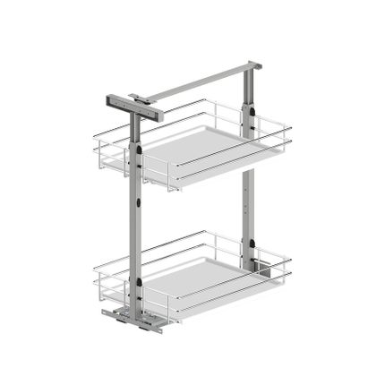MAXIMA EVO II Cargo mini dolne 600 Metal/Tworzywo Chrom/Biały