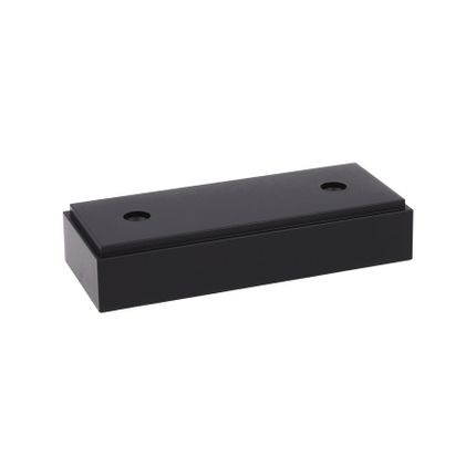 Nóżka prostokątna K160 - czarny mat / wys. 2 cm