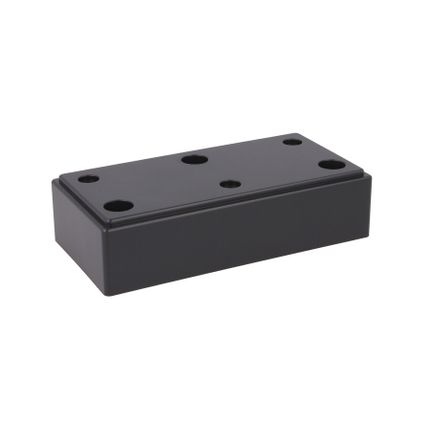 Nóżka 6838 - czarny mat / wys. 3 cm