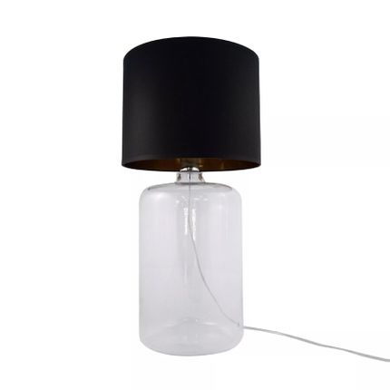 Lampa stołowa AMARSA TRANSPARENT 5508BKGO - czarny/złoty