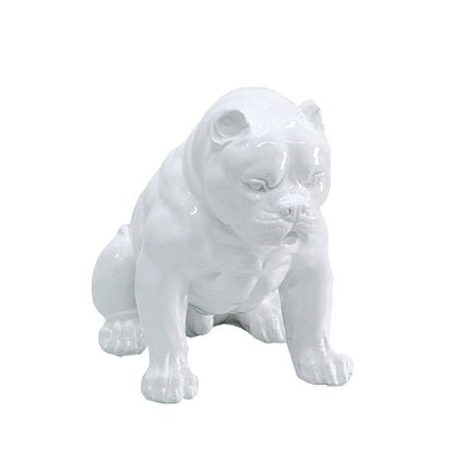 Figura psa BULDOG ANGIELSKI A259 - biały