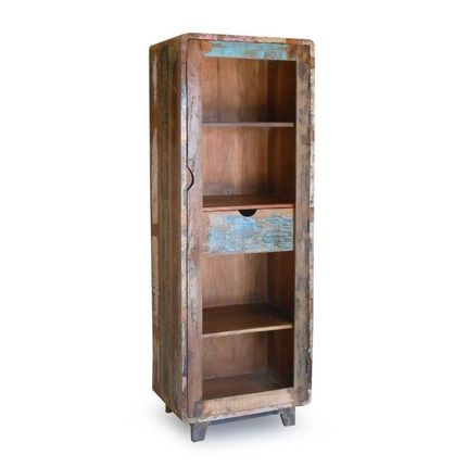 Witryna z drewna z odzysku 65cm RETRO