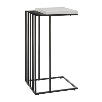 Stolik pomocniczy JUBA 40x35 - MDF biały mat