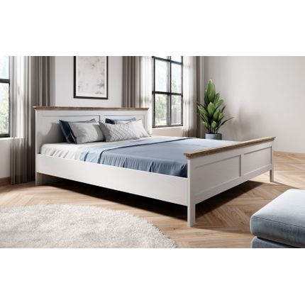 Łóżko 180x200 EVORA S 32 - jesion abisko/dąb lefkas