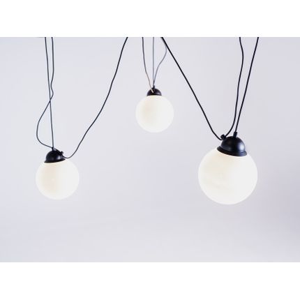 Lampa wisząca POPO GLASS M 3 - czarny