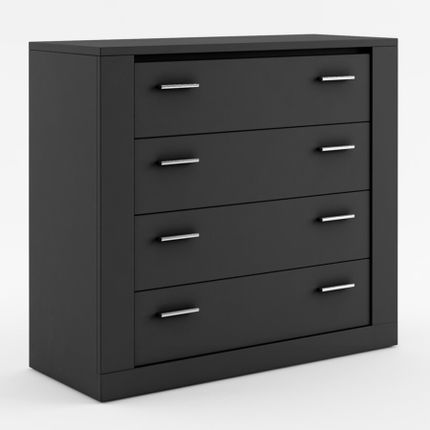 Komoda z szufladami IDEA ID-10 - czarny