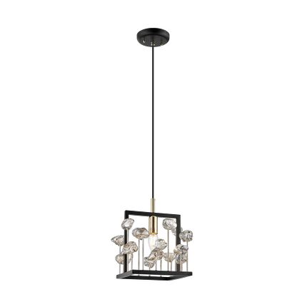 Lampa wisząca CAROLINE P0541-01B-SDAC - czarny mat