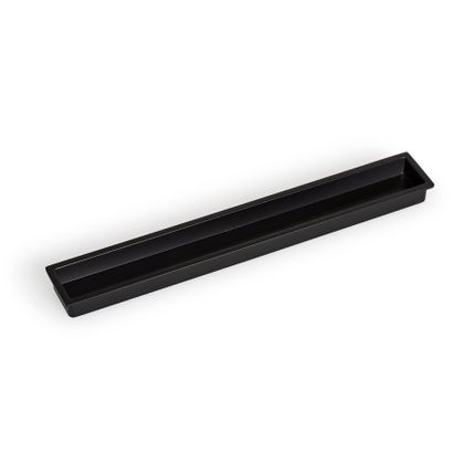 Uchwyt wpuszczany CUBIC 0366 - czarny mat / 160 mm