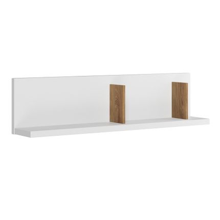 Półka wisząca SIMI MS-07  - biały alpejski/hikora naturalna