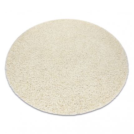 Dywan okrągły CREAM shaggy 5cm - krem