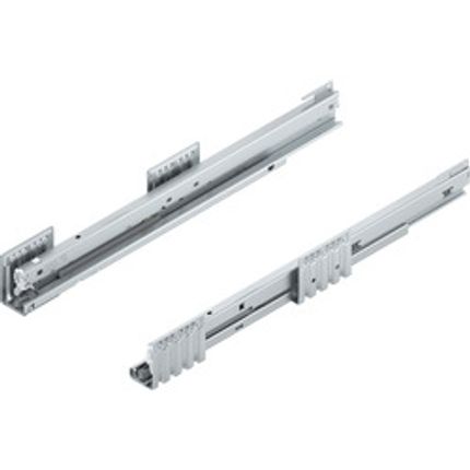 Prowadnice z hamulcem MERIVOBOX BLUMOTION 453 B / dł. 50 cm / 70 kg / wysuw 100%