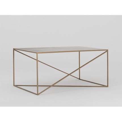 Stolik MEMO METAL 100x60 - złoty