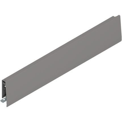 MERIVOBOX Bok wysokość M (91 mm), dł.=500 mm, prawy, szary indium mat