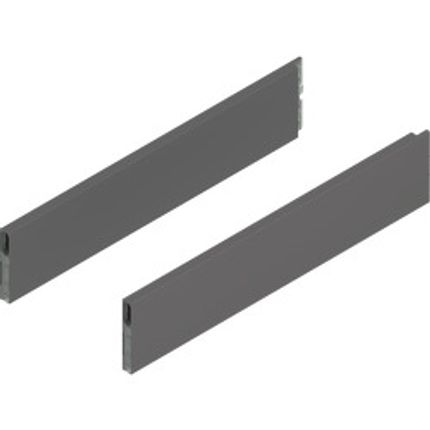 MERIVOBOX BOXCAP, dł.=500 mm, wysokość E, lewy/prawy antracyt mat