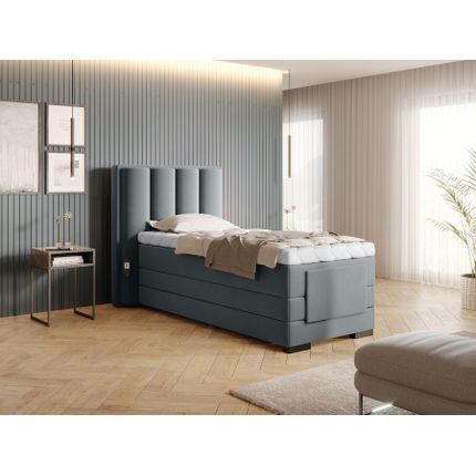 Łóżko kontynentalne VEROS 90x200 - tkanina Velvetmat 04