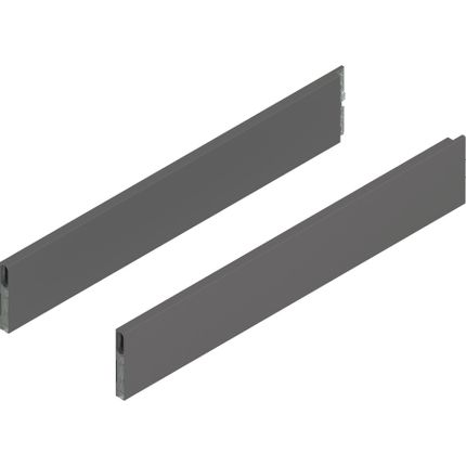 MERIVOBOX BOXCAP, dł.=600 mm, wysokość E, lewy/prawy+antracyt mat*P/U: 10