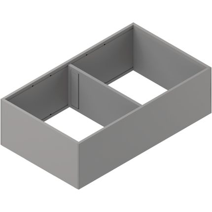 AMBIA-LINE rama, do LEGRABOX/MERIVOBOX szuflady z wysokim frontem, stal, od dł.=400 mm, szerokość=218 mm+szary indium mat*P/U: 1