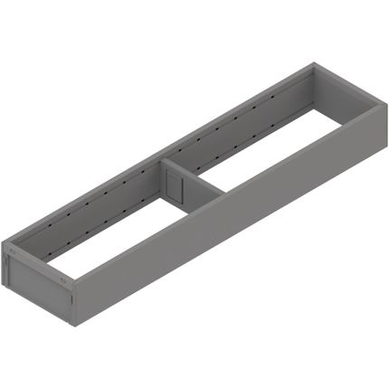 Ramki do szuflady AMBIA-LINE do Legrabox i Merivobox - szary / 10x45 cm
