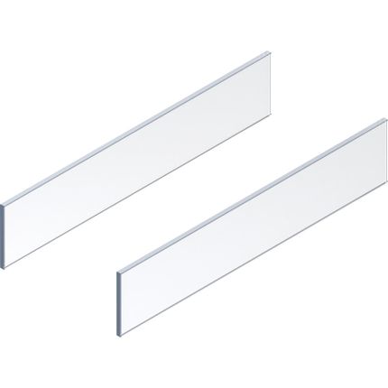 MERIVOBOX element dekoracyjny - bok, wysokość E, dł.=550 mm, szkło przezroczyste, 2 szt. w kpl.