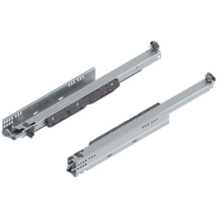 MOVENTO z BLUMOTION S, pełny wysuw do szuflady drewnianej, 40 kg, dł.=520 mm, wymaga sprzęgła, lewa/prawa+cynkowana*P/U: 6