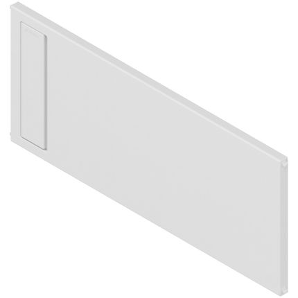 AMBIA-LINE listwa poprzeczna, do LEGRABOX/MERIVOBOX do szuflady z wysokim frontem (ZC7F300RSU), tworzywo+jedwabiście biały mat*P/U: 24