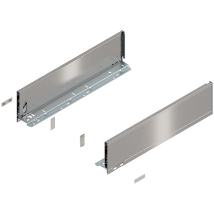 Bok szuflady LEGRABOX, wysokość K (128.5 mm), dł.=500 mm, lewy/prawy, do LEGRABOX pure+inox-szczotk.-lakier.*P/U: 1/6
