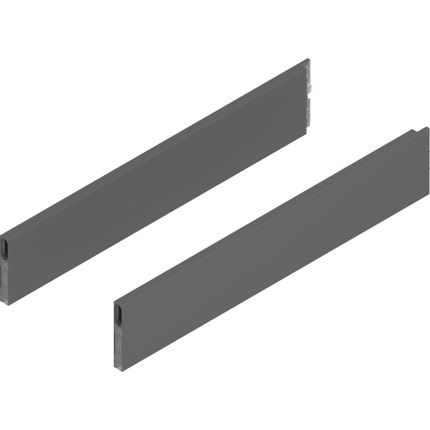 MERIVOBOX BOXCAP, dł.=550 mm, wysokość E, lewy/prawy+antracyt mat*P/U: 10