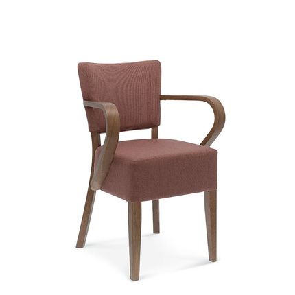 Krzesło B-9608/1 TULIP 2 tapicerowane z podłokietnikami
