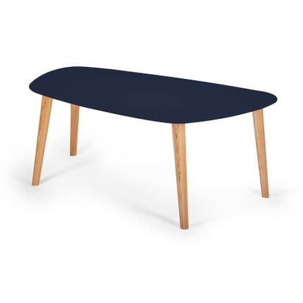 Stolik kawowy ENDOCARP 110x66x45 cm - granatowy