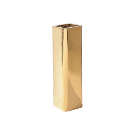 Lustrzana wysoka donica HT004-2 110 cm - złoty