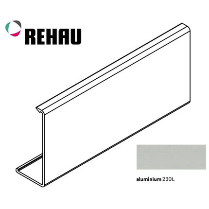 Pokrywa do prowadnicy METALLIC-LINE FRAME - aluminium / dł. 250 cm