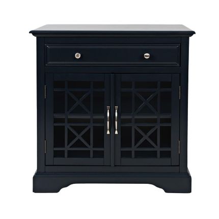 Komoda dwudrzwiowa AVOLA NAVY 2D/1S - ciemnogranatowy
