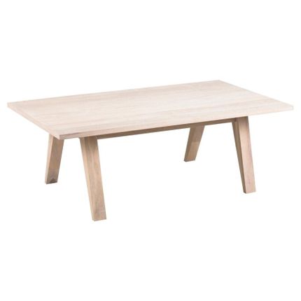 Stolik kawowy A-LINE 130x70 - dąb bielony