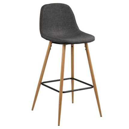 Hoker WILMA 101 cm - szary/brązowy