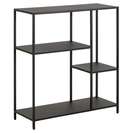 Regał metalowy NEWCASTLE 86 cm - czarny