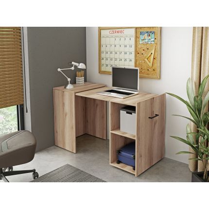 Biurko wysuwane SMART - dąb grand