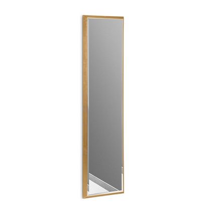 Lustro nowoczesne 12F-390 28x118 cm - złoty