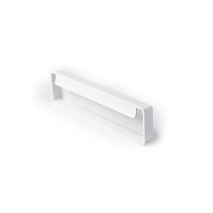 Uchwyt wpuszczany FOLD 0542 - biały mat / rozstaw 128 mm
