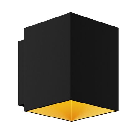 Kinkiet SOLA WL SQUARE 91063-N - czarny/złoty
