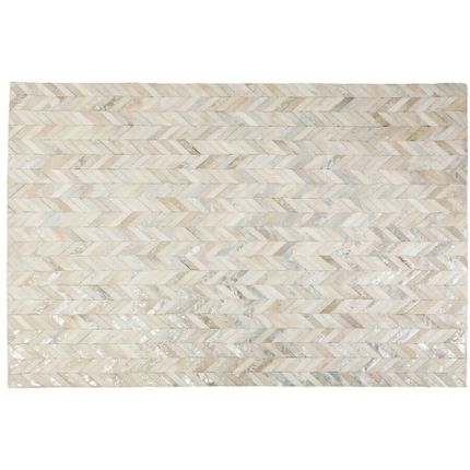 Dywan skórzany SPIKE ELEGANCE 170x240 - beżowy