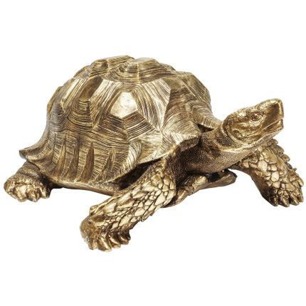 Dekoracja stojąca TURTLE BIG - złoty