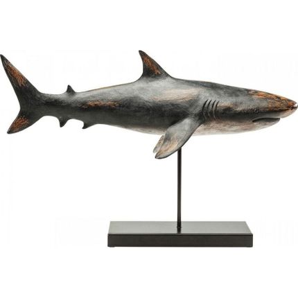 Figurka dekoracyjna SHARK BASE - brązowy