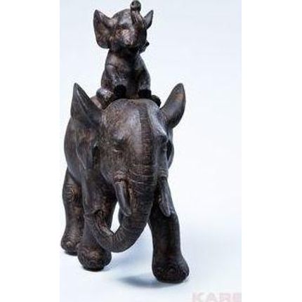 Figurka dekoracyjna ELEFANT DUMBO UNO - brązowy