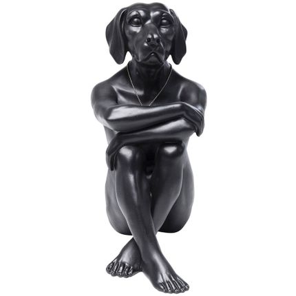 Figurka dekoracyjna GANGSTER DOG - czarny